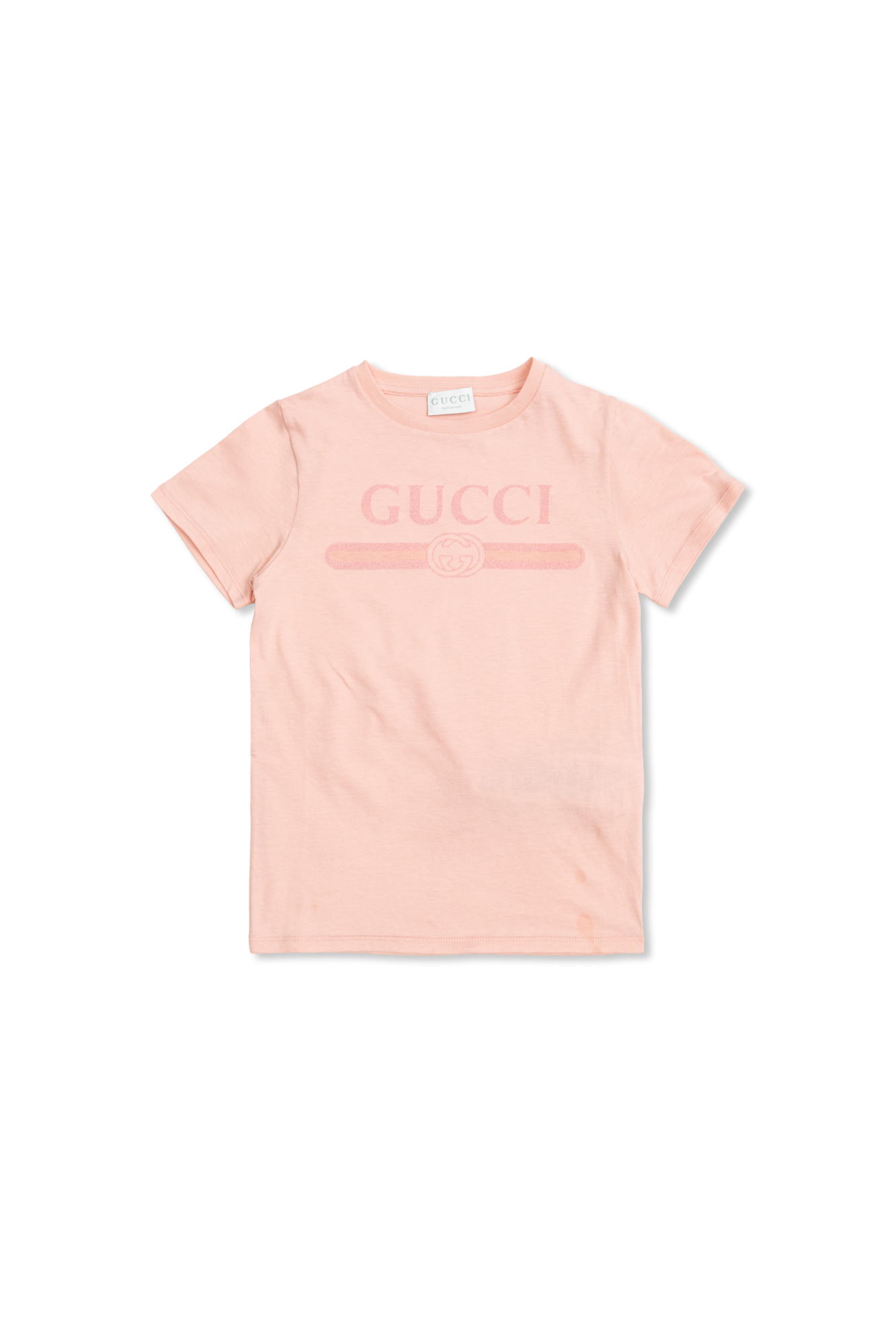 Pink T-shirt with logo Gucci Kids - Vitkac Northern Ireland